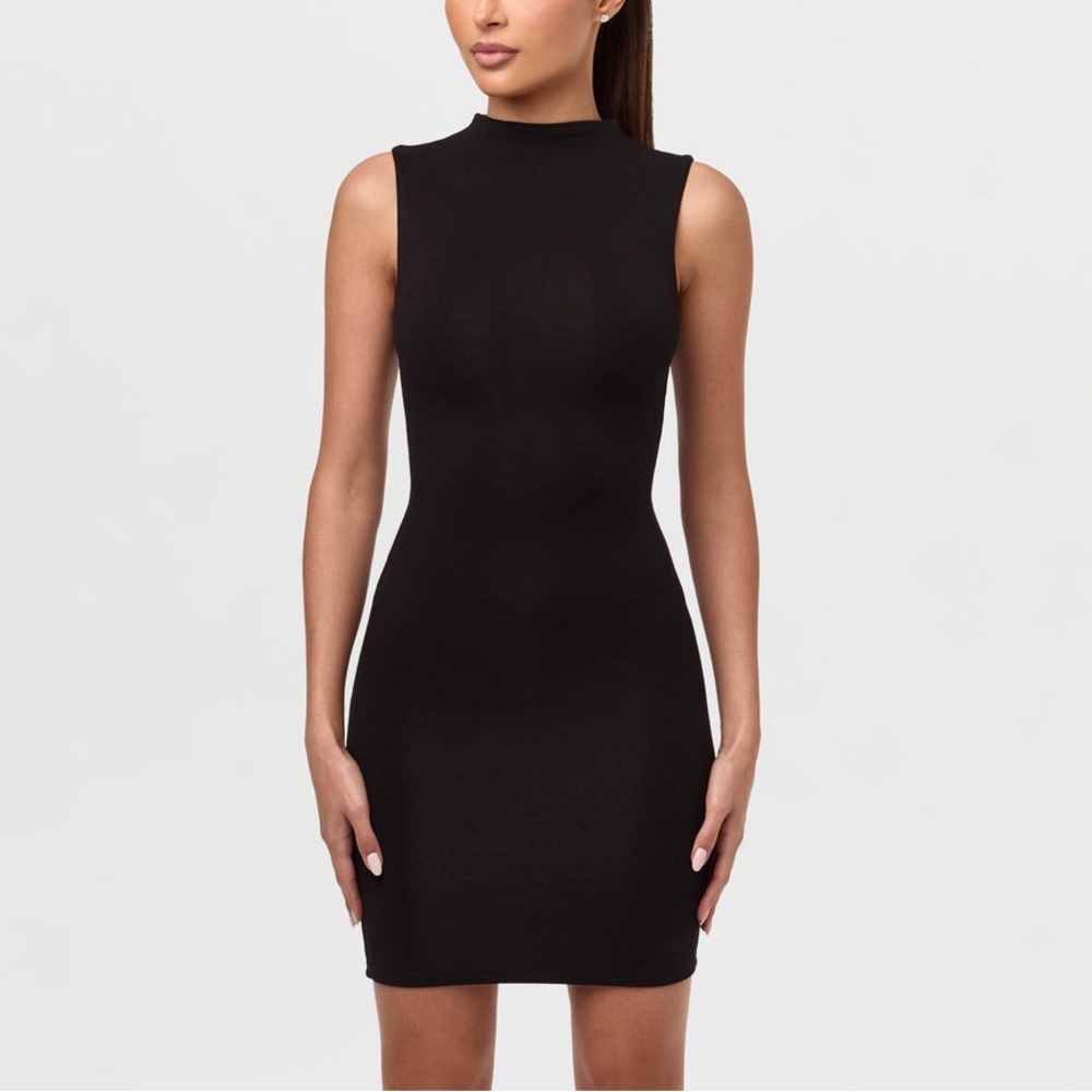 Naked Wardrobe Sleeveless Black Bodycon Dress - Women - Picture 2 of 5
